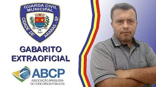 Concurso GCM Araras SP 2022  Gabarito Extraoficial  Correção da Prova  Guarda Civil Municipal [upl. by Kin]