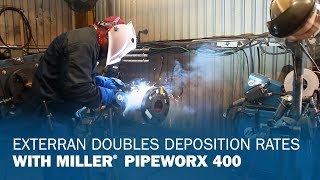 Exterran Doubles Deposition Rates with Miller Pipeworx 400 [upl. by Athalie73]