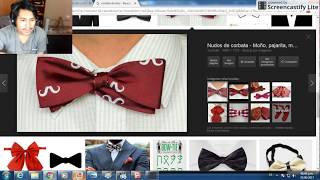 como hacer una corbata de pajarita Bow Tie [upl. by Nniuq]