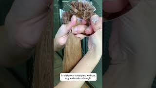 u tip extensionstrend hairstyle hair hdlacefactory extentions utip whitelady fashion [upl. by Garris]