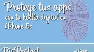 BioProtect  Protege tus apps con el Touch ID Tweak para iPhone 5s iOS 7x [upl. by Cheadle]