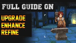 UPGRADE REFINE AND ENHANCE FULL GUIDE  RAGNAROK M ETERNAL LOVE [upl. by Gerlac]