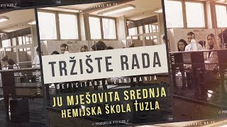 Trzište rada Deficitarna zanimanja  JUMS Hemijska škola Tuzla  23022018 [upl. by Junius]