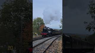 Black 5 No 44932 at Keighley Full Video Available on YouTube Please Subscribe to the Channel [upl. by Estrella]