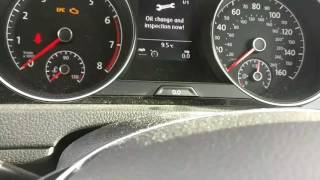 New VW golf service message reset [upl. by Irved367]