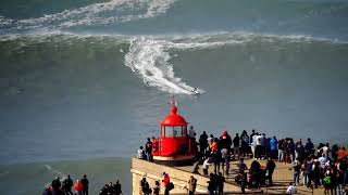 Nazaré  Portugal  A temporada das grandes ondas começou [upl. by Killarney]