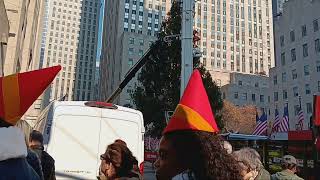 Rockefeller Tree Arrival 2024 [upl. by Caresse344]