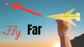 How to make a paper plane Flying airplane tutorial [upl. by Jaella]