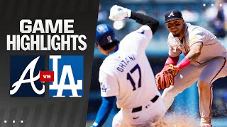 Braves vs Dodgers Game Highlights 5524  MLB Highlights [upl. by Primavera]