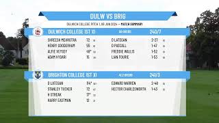 Dulwich College 1st XI v Brighton College 1st XI [upl. by Ware925]