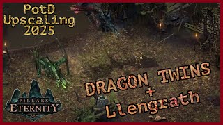 Pillars of Eternity 2025  Llengrath and Dragon Twins  Final Boss  PotD Upscaling  The Swamp [upl. by Anayt]