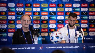 Conferencia de prensa  Marcelo Bielsa y Rodrigo Bentancur  Copa América  26624 [upl. by Kissel765]