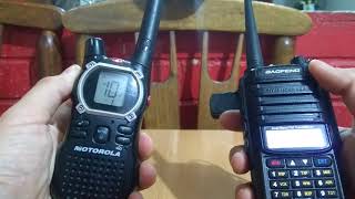 Conectar Baofeng con Motorola Talkabout [upl. by Corena]