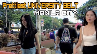 4KPRETTIEST in MANILAWalk at UNIVERSITY BELT in España Manila Philippines🇵🇭 [upl. by Yntirb384]