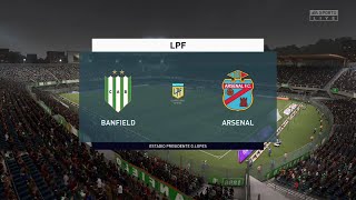 Fifa 21  Banfield vs Arsenal Sarandi  Liga Profesional de Futbol  13th December 2021 [upl. by Teodorico]