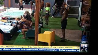 BBNAIJA2021 TEGA ALL OVER BOMA AT THE FRIDAY NIGHT JACUZZI PARTY [upl. by Engamrahc]