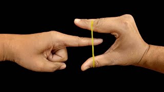 10 Easy Rubber Band Magic Tricks For You [upl. by Hodess590]