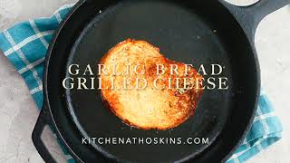 Garlic Bread Grilled Cheese Sandwich [upl. by Pinckney]