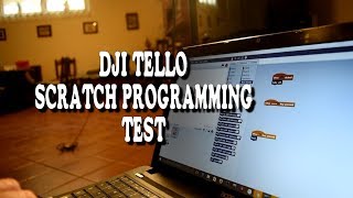 Dji Tello  Ryze Tech  Scratch programming test  Programmare Tello ITA [upl. by Jourdan]