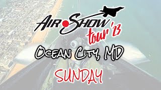 OC Air Show in Ocean City  Air Force Thunderbirds F35 Lighting II Navy F18 Super Hornet more [upl. by Seow]