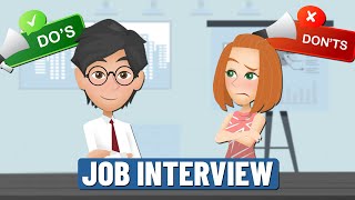 Job Interview Do’s amp Donts  Learn English Conversation to Improve your Listening amp Speaking Skills [upl. by Ayanad]