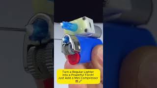 Turn Your Lighter into a Powerful Torch youtubeshorts lifehacks funny [upl. by Jairia]