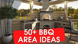 🔥50 BBQ AREA IDEAS 🔥 GRILLING AREA 🔥 OUTDOOR KITCHEN [upl. by Dekow742]