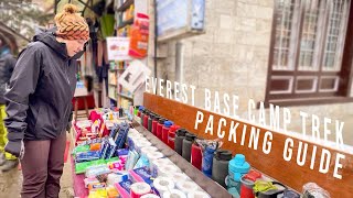 Everest Base Camp Trek PACKING GUIDE🇳🇵  Mount Everest [upl. by Tertias]