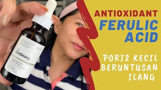 Review  FERULIC ACID amp RESVERATROL The Ordinary yang BOOOMM ANTIOKSIDANT Cheeecckked [upl. by Thom828]