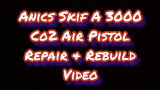 Anics Skif A3000 Co2 Air Pistol Repair amp Rebuild Video [upl. by Ecille564]