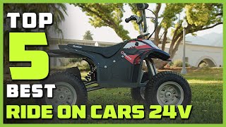 Best Ride On Cars 24V for Kids in 2023  Top 5 Review Electric 200W Ultra Powerful Motors Cars [upl. by Quartus876]