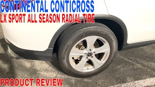 ✅ CONTINENTAL ContiCrossContact LX Sport AllSeason Radial Tire  23555R19 101H 🔴 [upl. by Derek]