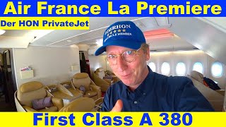 Air France La Premiere First Class  Der HON PrivateJet [upl. by Kirstyn904]