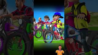 Scary Teacher 3D vs Squid Game Skills Traffic Safety Challenge Motorbike Cutting Orange Candy Shapes [upl. by Alejoa89]