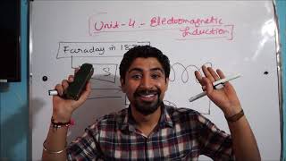 INTRODUCTION TO ELECTROMAGNETIC INDUCTION FARADAY LAW BY DRAMAN SEHGAL [upl. by Domenico]