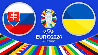 EURO 2024 · Slowakei – Ukraine · Fussball EM Highlights EA FC  PS5  4K  UHD  19 [upl. by Kcirrek587]