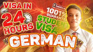 Get a German Student Visa in Just 24 Hours 🇩🇪Fastest Way to Study in Germany Early visa appointment [upl. by Ennahgiel988]