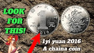 RAREST 2016 CHINA 1 YUAN COIN Worth Big Money [upl. by Anglo]