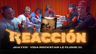 REACCIÓN A JHAYCO quotVIDA ROCKSTAR LE CLIQUEquot DISC 1  generacionrpodcast jhayco [upl. by Namilus]