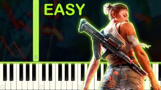 FREE FIRE  Theme Song  EASY Piano Tutorial [upl. by Attenol185]