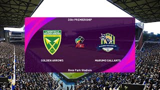 Lamontville Golden Arrows vs Marumo Gallants 21092024 DStv Premiership PES 2021 [upl. by Sumedocin]