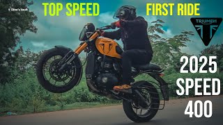 2025 Triumph Speed 400 First Ride Review  Exclusive [upl. by Gae]