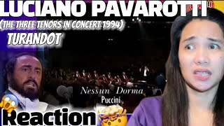 THIS IS MIND BLOWING FIRST TIME WATCHING NESSUN DORMA LUCIANO PAVAROTTI REACTION [upl. by Eittel33]