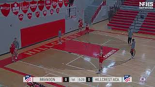 Hillcrest vs BrandonEvansville Boys JV Basketball  December 9th 2022 [upl. by Noiek]