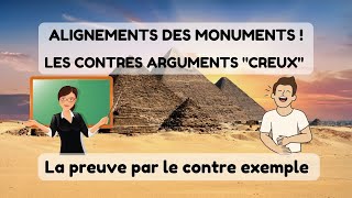 ALIGNEMENTS DES PYRAMIDES ET AUTRES TEMPLES ARGUMENTS CREUX [upl. by Idoux]