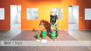 Tutorial Gobbetto DEGA CONCRETE – pavimenti in resina cementiziamicrocemento  Epoxy Resin Floors [upl. by Anilosi]