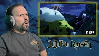 New Anime Fan Reacts To JUJUTSU KAISEN Season 1 Episode 7  Assault [upl. by Drew]