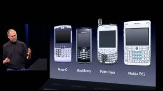 Steve Jobs introduces iPhone in 2007 [upl. by Antonella]