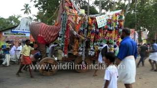 Kottankulangara Sree Devi Temple prepares for Chamayavilakku festival in Kerala [upl. by Adnilemre603]