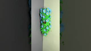 Colourful Flower Corner Decor Craft using Paper short youtubeshort viral reel trending floral [upl. by Gnous]